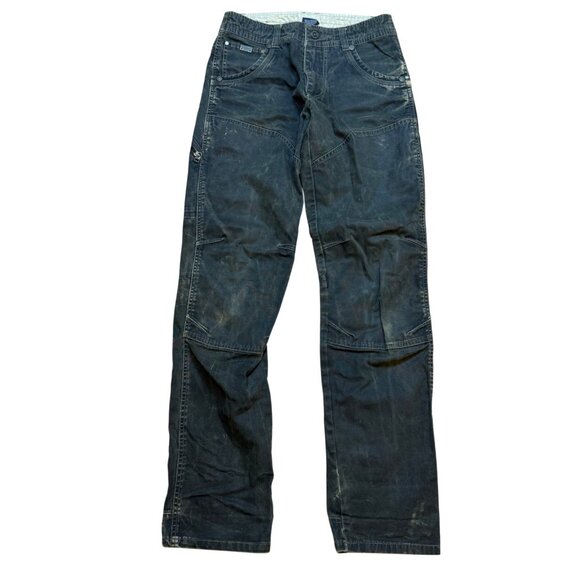 Kuhl Mens THE LAW Rugged Outdoor Work Pants 30x36 Brown Cotton Blend Durable Des - Picture 1 of 9